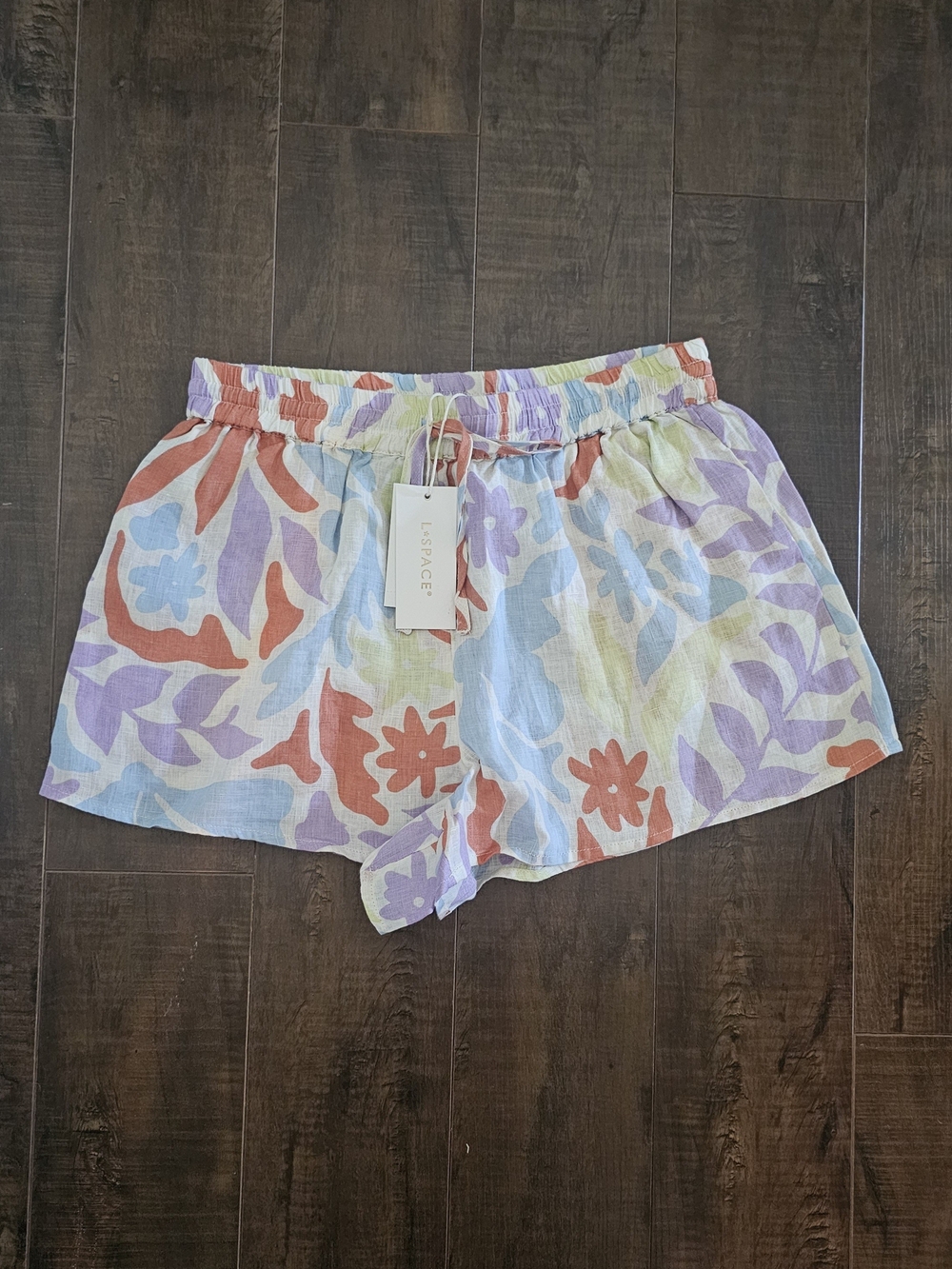 NWT L*Space Rio Linen Shorts - Size XS